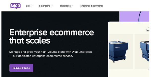 WooCommerce Request a demo