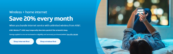 AT&T's wireless and home internet services