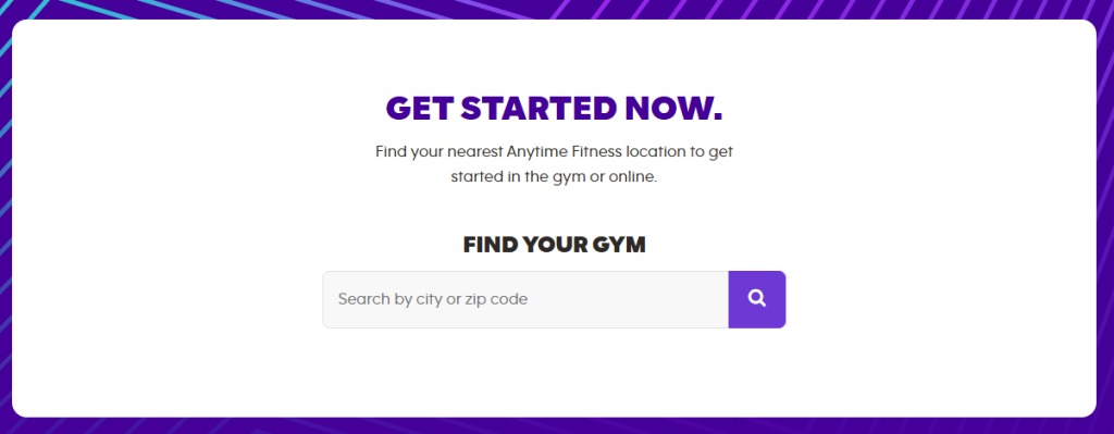 Anytime Fitness promo page