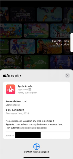 Apple Arcade free trial code