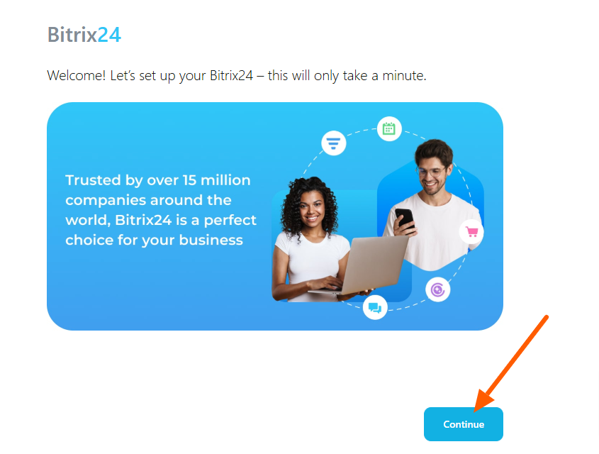 Bitrix24 Start Page