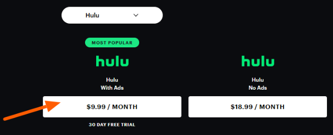 Hulu free trial plan