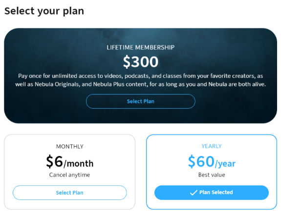 Nebula Pricing & Plans