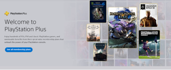 PlayStation Plus Website