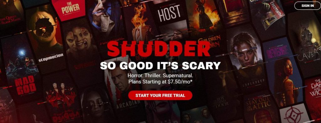 Visit the Shudder Website