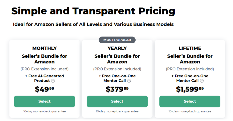 AMZScout Pricing Plans