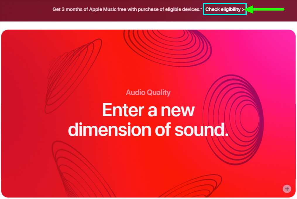 Apple Music Homepage