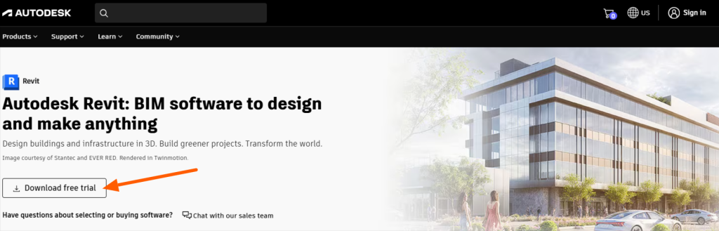 Autodesk Revit Homepage