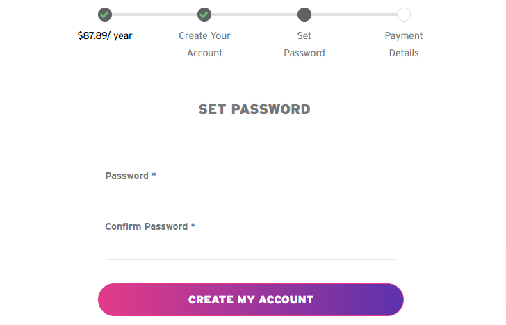 Crunch Plus Password Setup