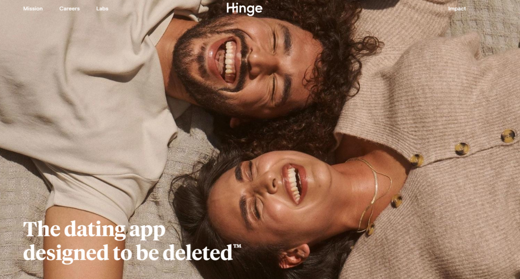 Hinge Homepage