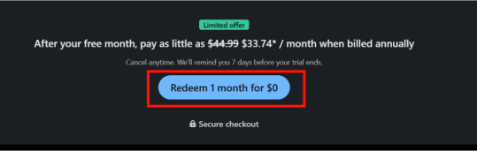 LinkedIn Premium 1 month trial