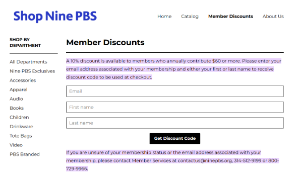 PBS Discount