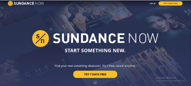 Sundance Now website