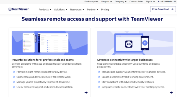 TeamViewer Features