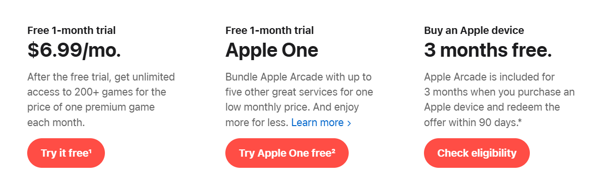 Apple Arcade Pricing & Plans
