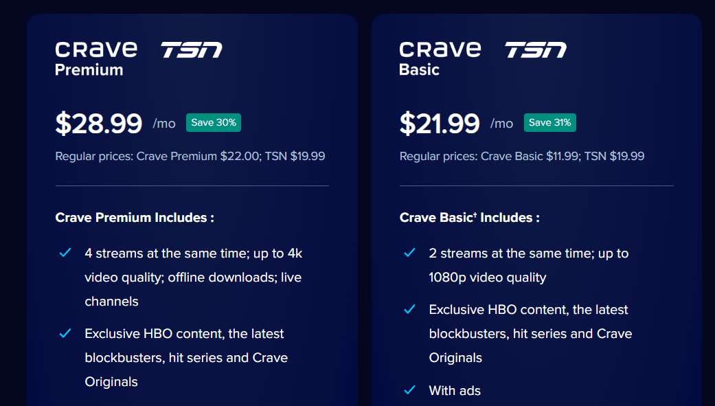 Crave Premium Ad-Free Plan Crave Premium Ad-Free Plan