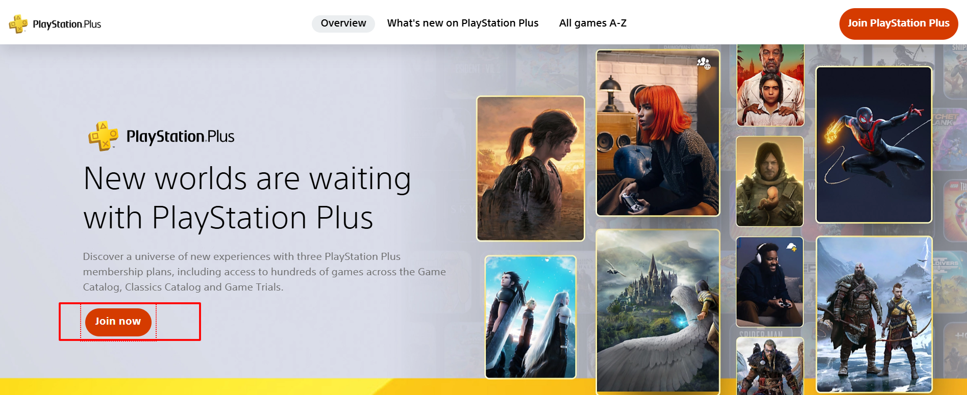 PlayStation Plus Website