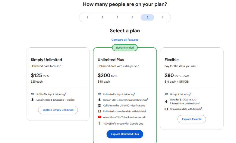 Google Fi Pricing & Plans