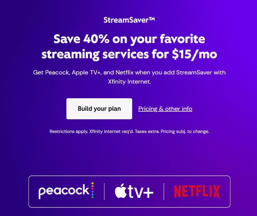 Xfinity StreamSaver Bundle