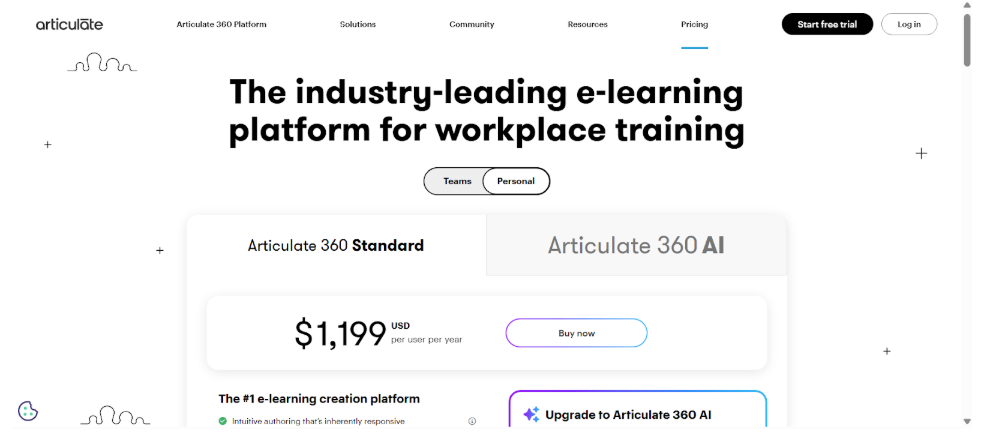 Articulate Pricing & Plans