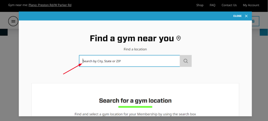 EOS Gym Location