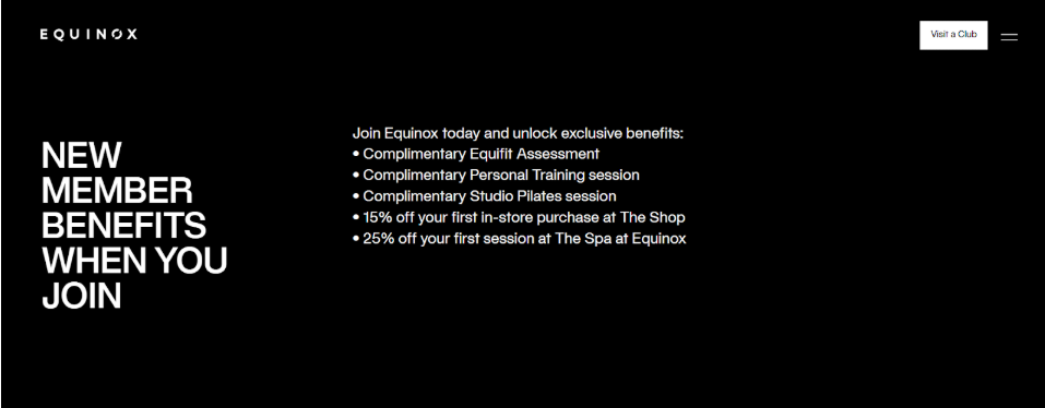 Equinox Discount
