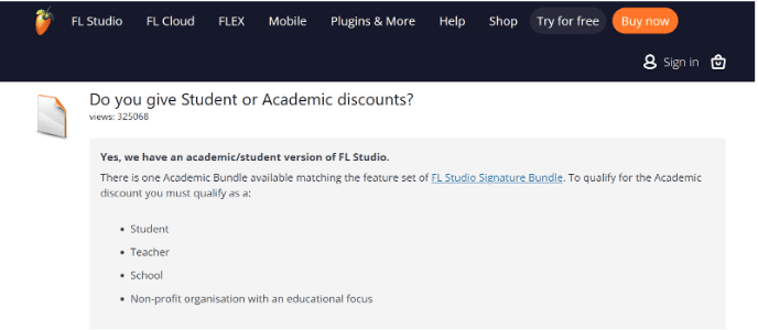 FL Studio Student discount FL Studio Student discount