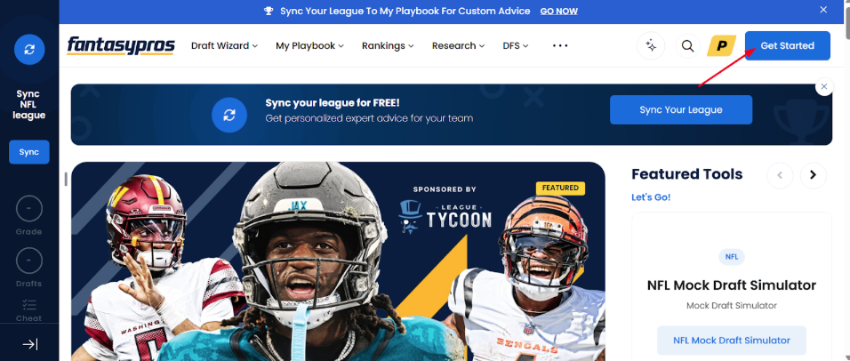 FantasyPros Website