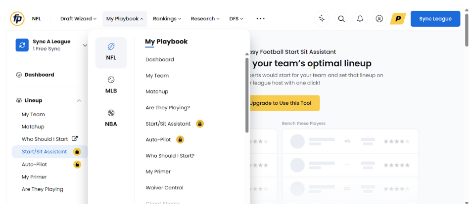 FantasyPros Website