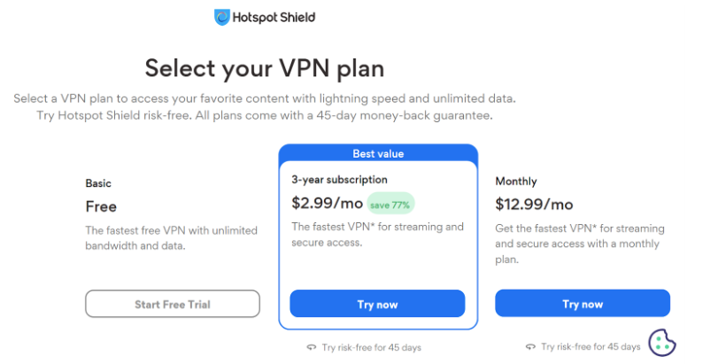 Hotspot Pricing & Plans