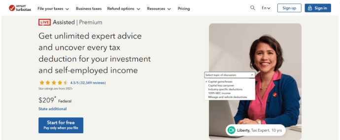 TurboTax Pricing & plans