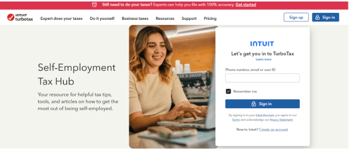 TurboTax sign in