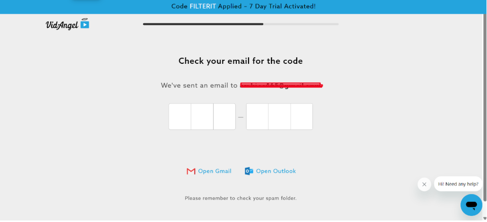 VidAngel email verification
