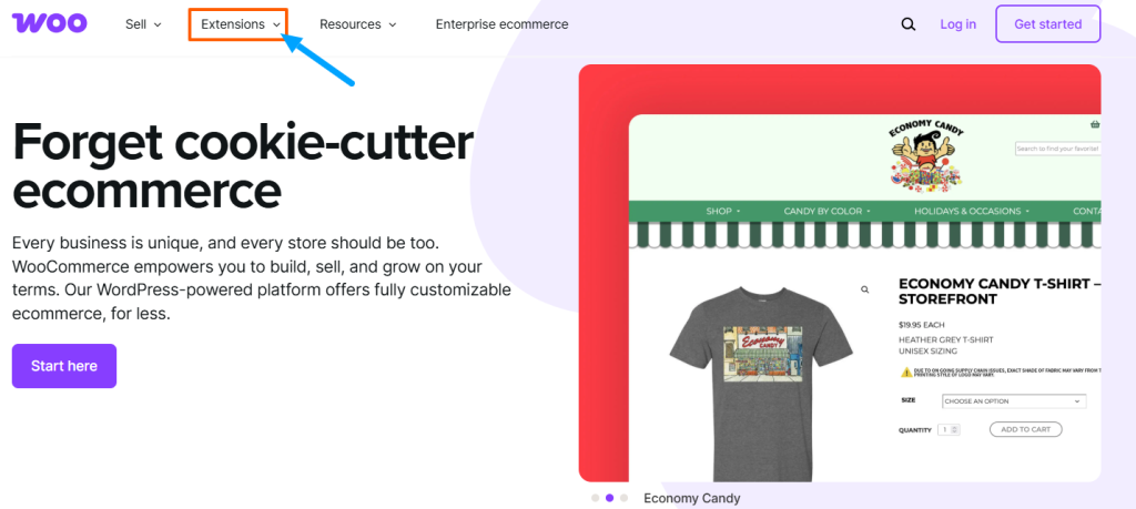 WooCommerce Homepage