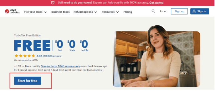 official TurboTax website