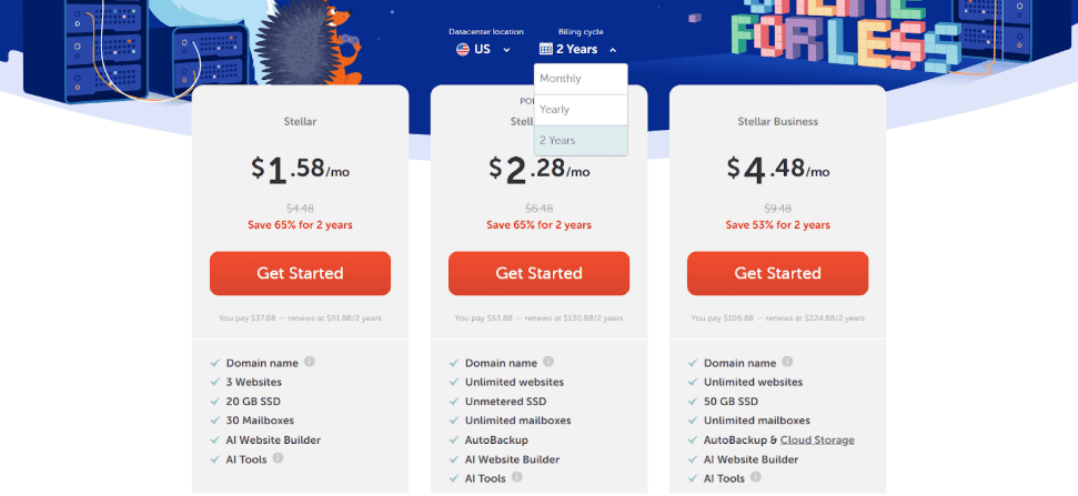 Namecheap monthly to 2-year packages Namecheap monthly to 2-year packages