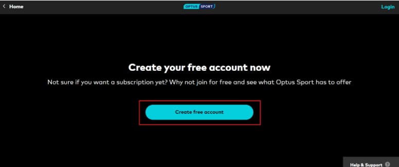 Optus Sport sign up