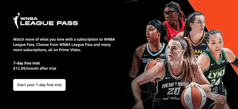 WNBA League Pass free trial