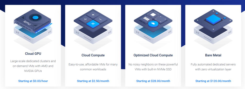 Vultr Cloud Server Pricing Plans