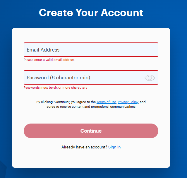 Fox Nation Account Creation Fox Nation Account Creation