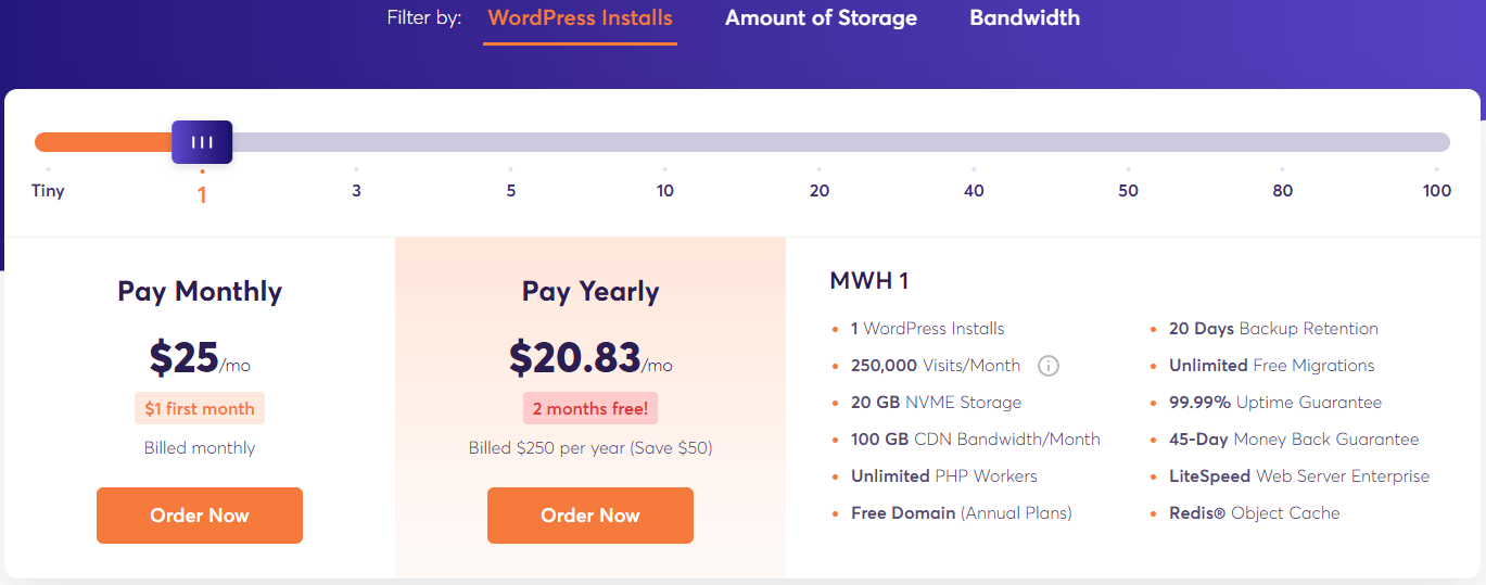 Managed WordPress Pricing Plans Managed WordPress Pricing Plans
