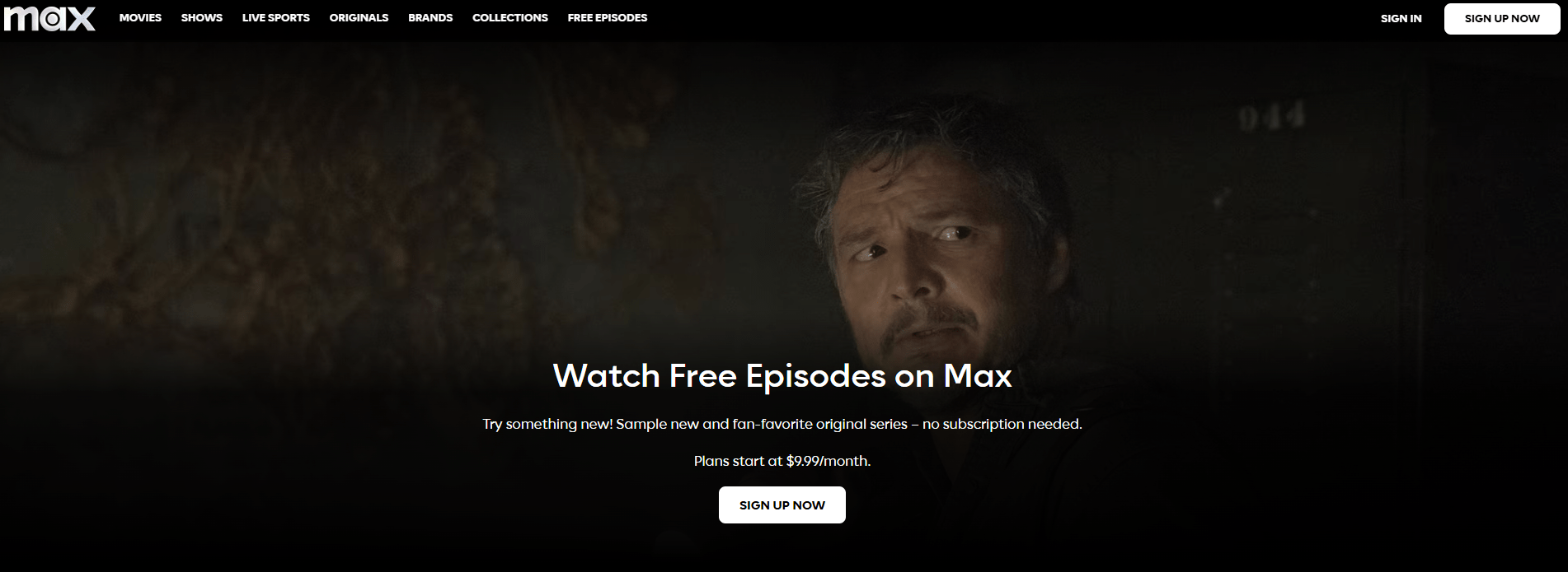 Max Free Episodes Page