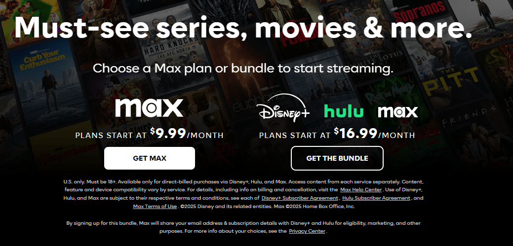 Max Homepage