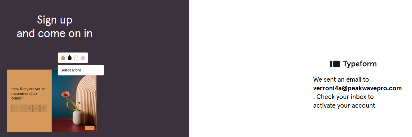 Typeform Email Confirmation
