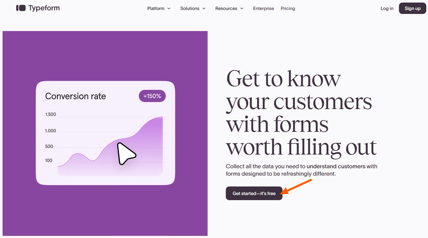 Typeform Homepage