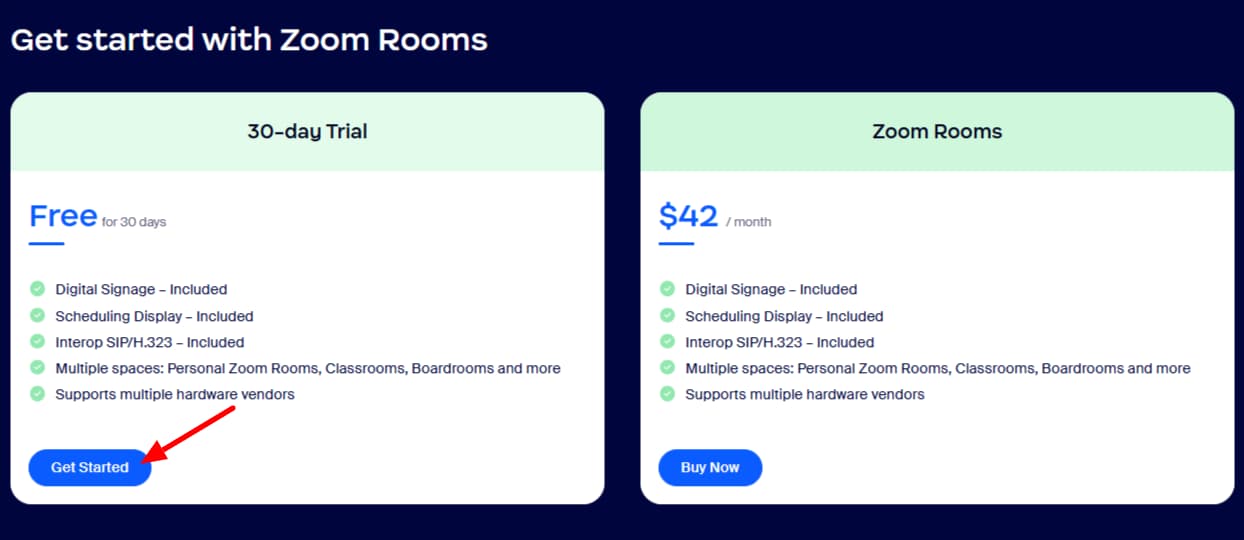 Zoom Room Free Trial Zoom Room Free Trial