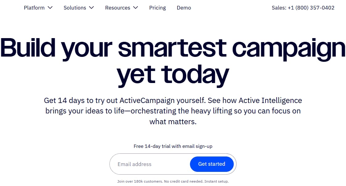 ActiveCampaign Sign Up Page ActiveCampaign Sign Up Page