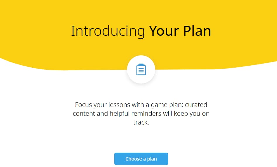 Rosetta Stone Plan Setup
