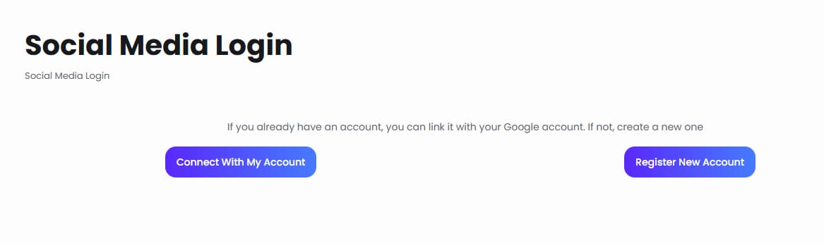 UltaHost Social Media Login UltaHost Social Media Login